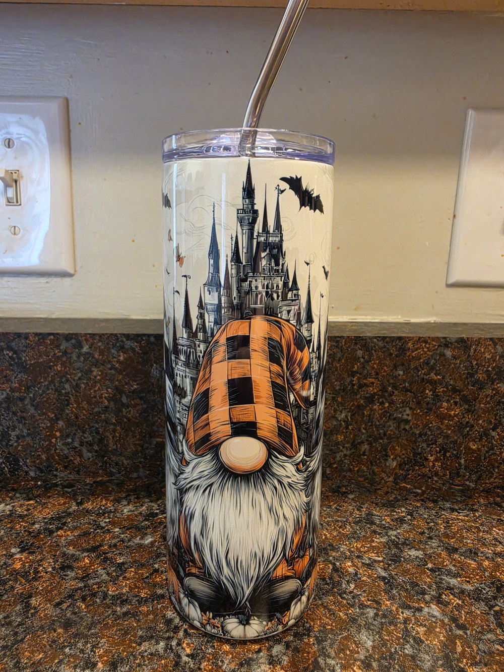 Halloween Gnome Tumbler